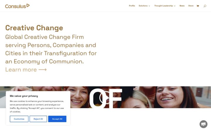 Screenshot of consulus.com