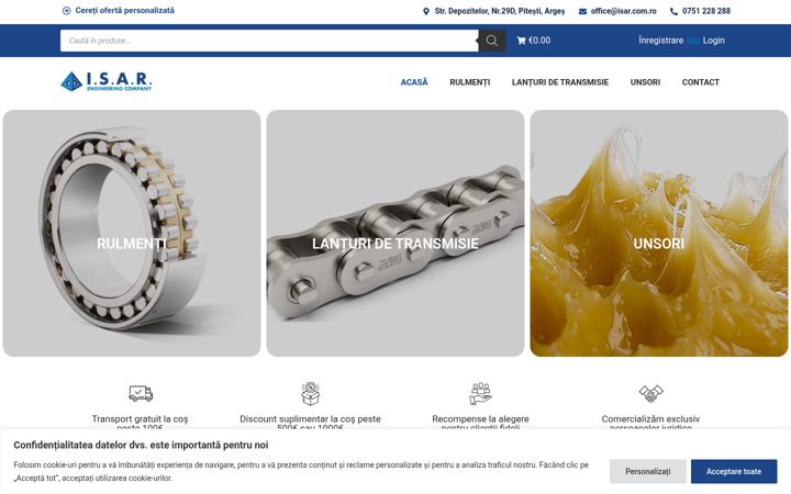 Screenshot of consumabileindustriale.ro