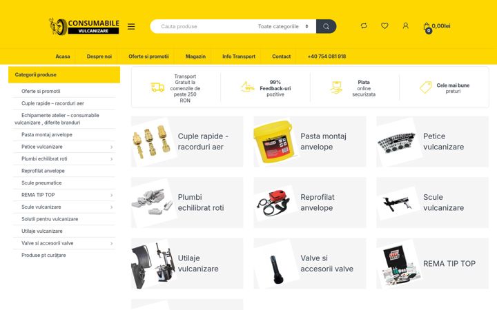 Screenshot of consumabilevulcanizare.com