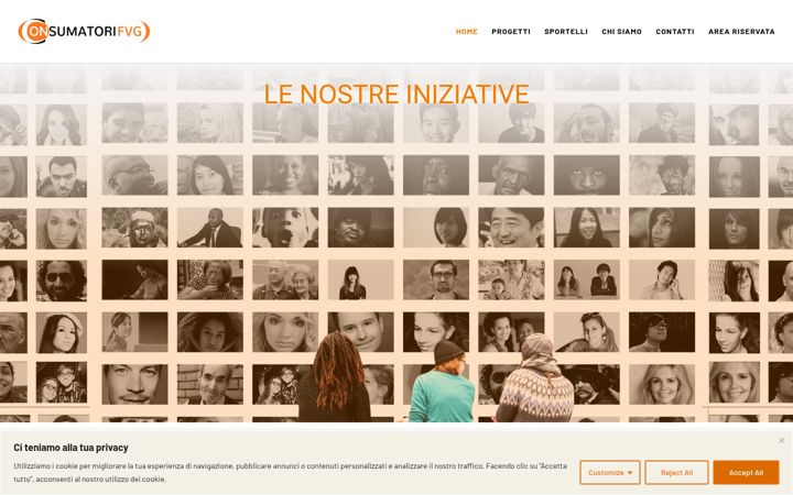 Screenshot of consumatorifvg.it