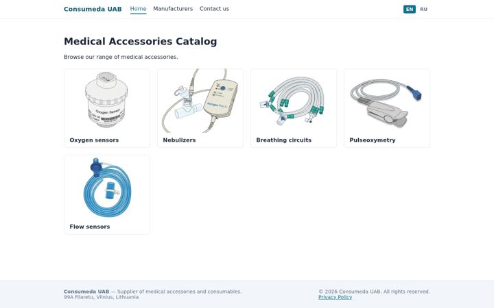 Screenshot of consumeda.com