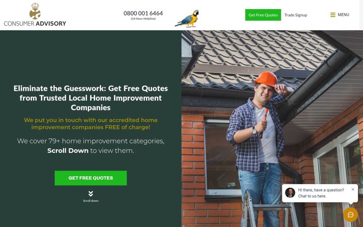 Screenshot ta' consumer-advisory.co.uk