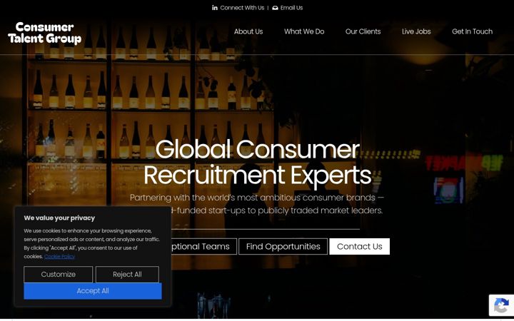 Screenshot of consumer-talent.com