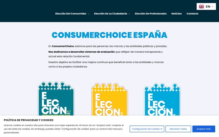 Skjámynd af consumerchoice.es