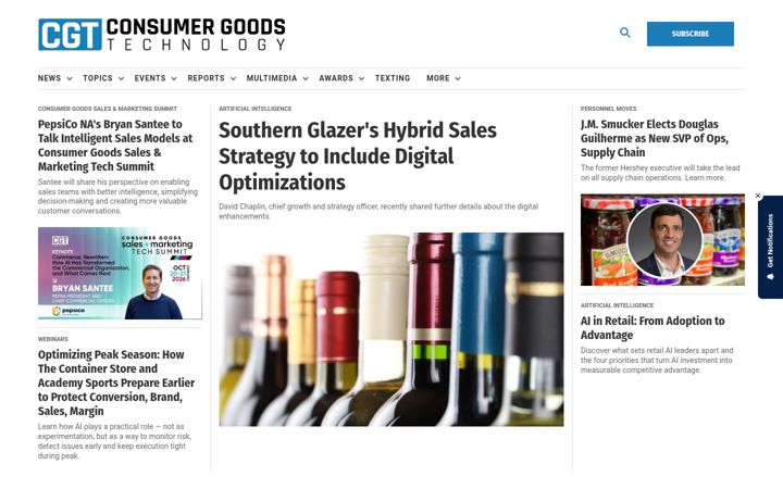 Screenshot of consumergoods.com