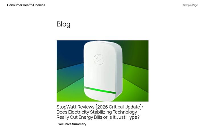 Screenshot of consumerhealthchoices.org