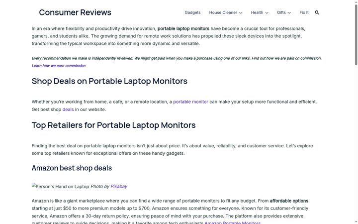Screenshot of consumerreviews.store