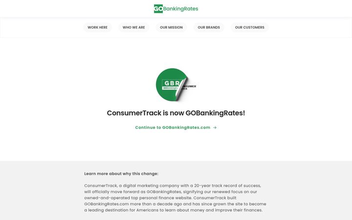Ekrānuzņēmums no consumertrack.com