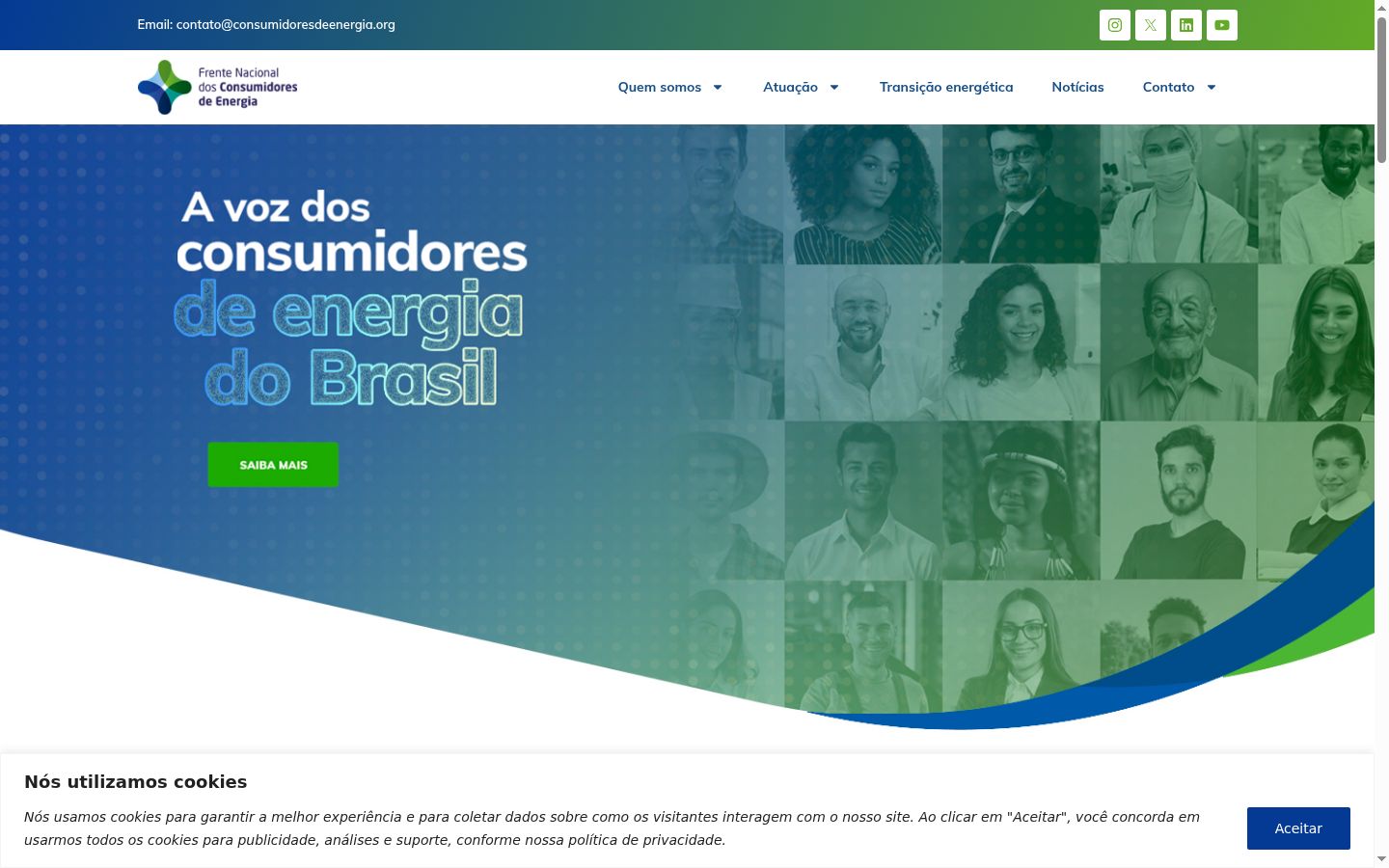 Screenshot tal-banner tal-kunsens muri qabel kwalunkwe interazzjoni