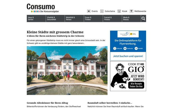 Screenshot of consumo.ch