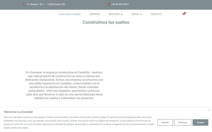 Screenshot of consvenir.com