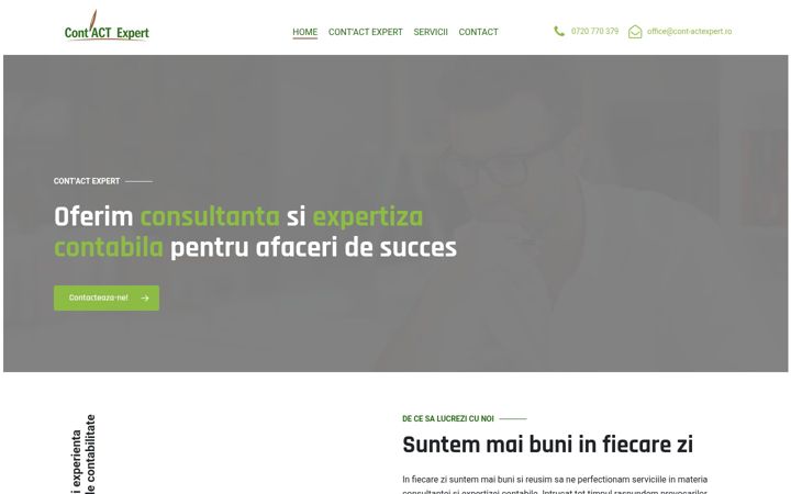 Screenshot of cont-actexpert.ro