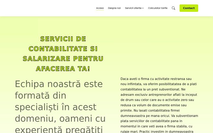 Екранна снимка на conta-ploiesti.ro