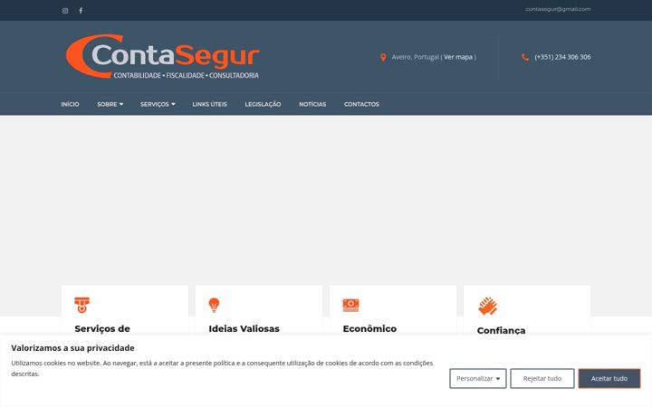 Screenshot of conta-segur.pt
