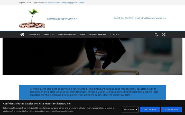 Screenshot of contab-solution.ro