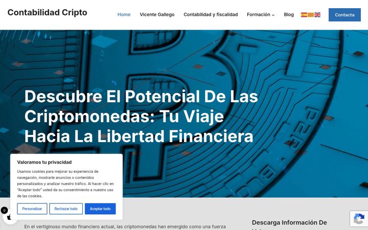 Screenshot of contabilidadcripto.com