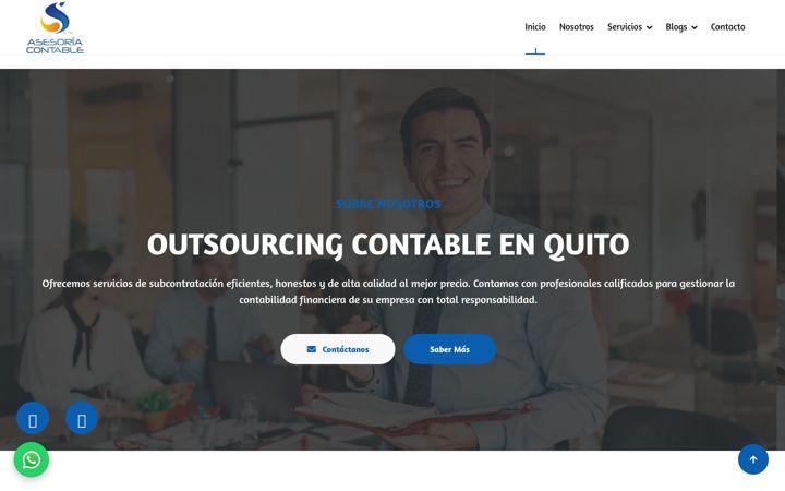 Screenshot of contabilidaddeservicios.com