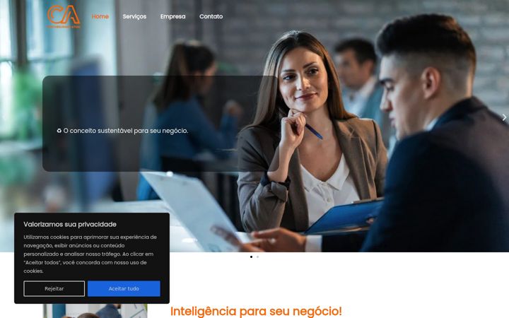 Skærmbillede af contabilidadeatualpa.com.br