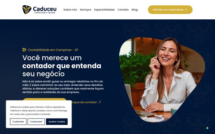 Skærmbillede af contabilidadecaduceu.com.br