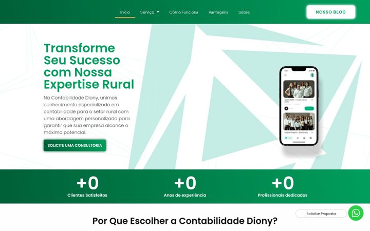Screenshot van contabilidadediony.com.br