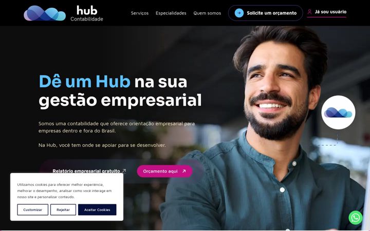 Screenshot of contabilidadehub.com.br