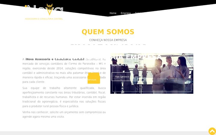 Screenshot of contabilidadeinova.com