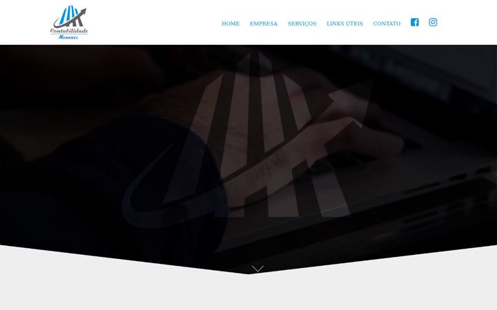 Screenshot of contabilidademenezes.com.br