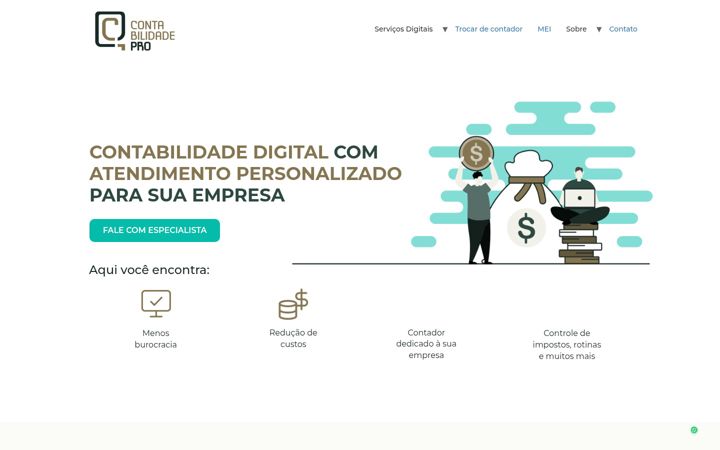 Screenshot of contabilidadepro.com