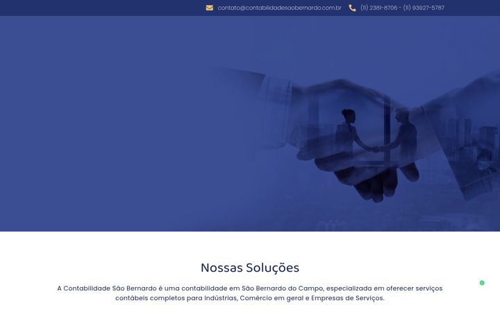 Screenshot van contabilidadesaobernardo.com.br