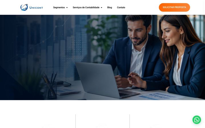 Screenshot of contabilidadeunicont.com.br