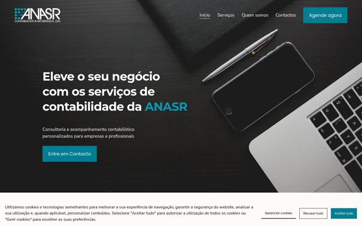 Screenshot of contabilista.com.pt
