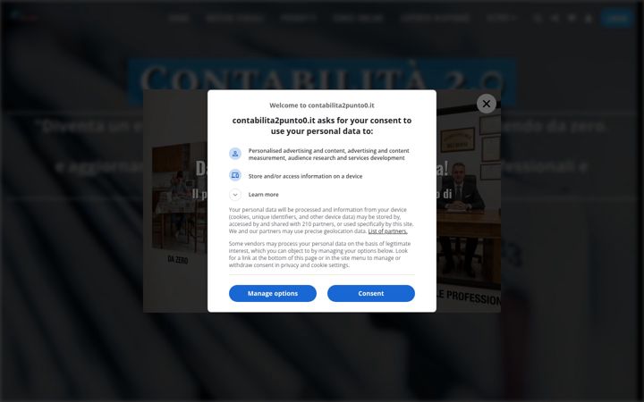 Screenshot of contabilita2punto0.it