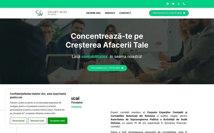 Screenshot of contabilitate-firme.ro