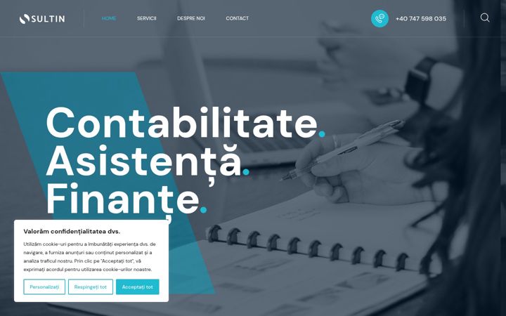 Screenshot of contabilitate-servicii.ro