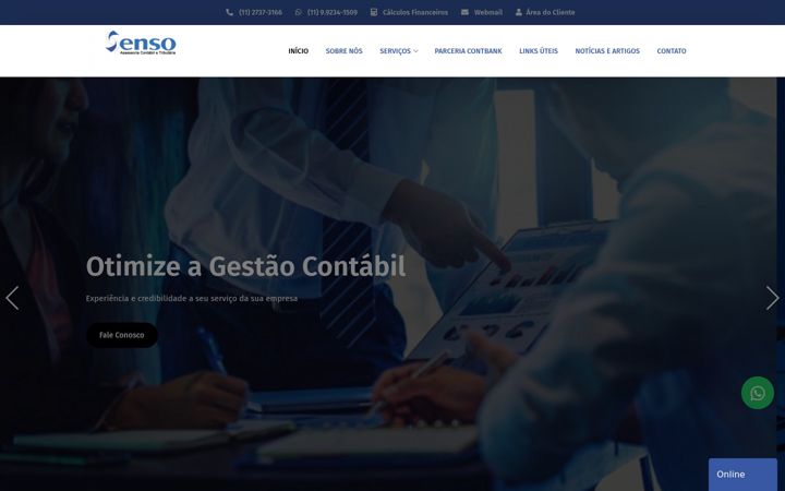Screenshot van contabilsenso.com.br