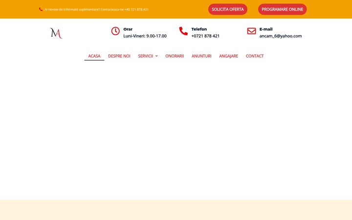 Screenshot of contabiluldeazi.ro