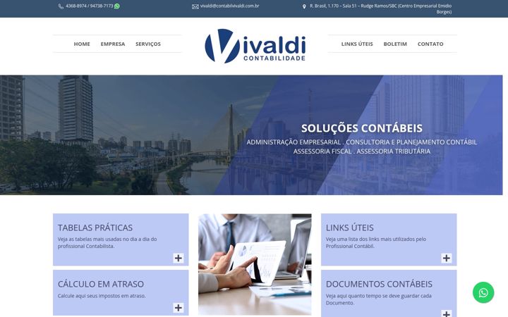 Screenshot van contabilvivaldi.com.br