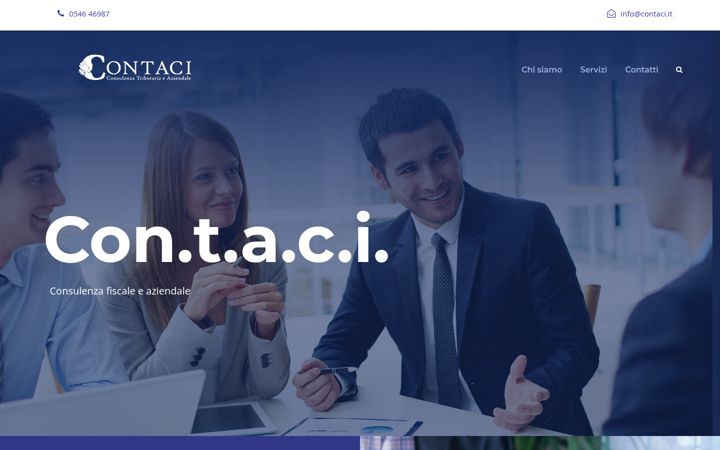 Screenshot of contaci.it