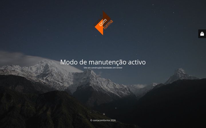 Screenshot of contacomforma.pt