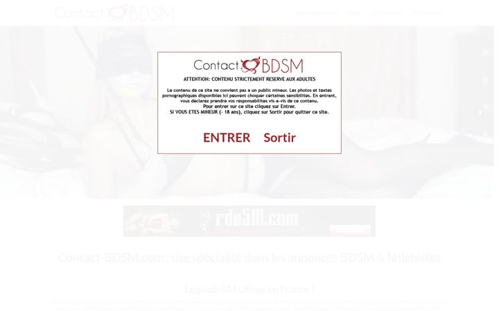 Screenshot of contact-bdsm.com