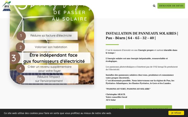 Screenshot of contactaracil.com