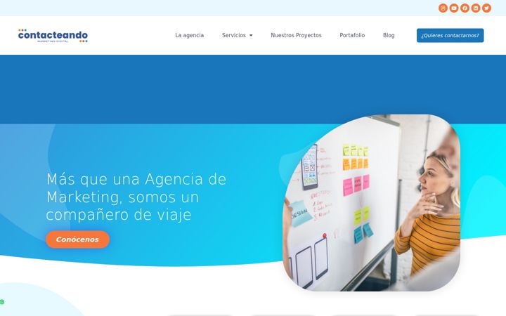 Screenshot of contacteando.com