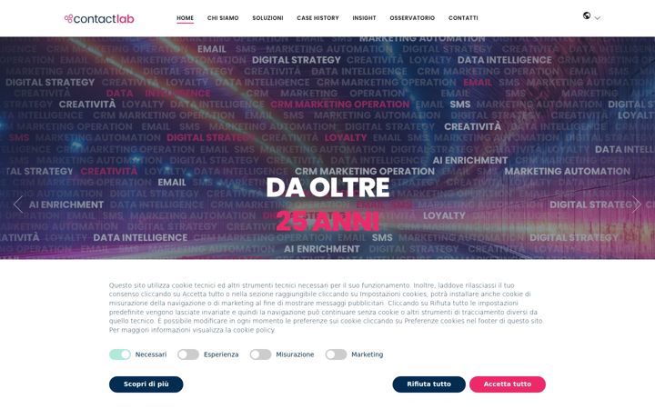 Screenshot of contactlab.it