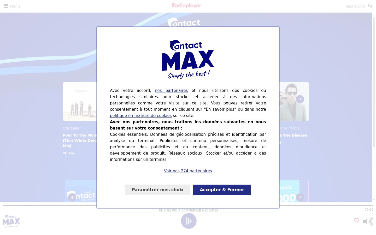Screenshot tal-banner tal-kunsens muri qabel kwalunkwe interazzjoni