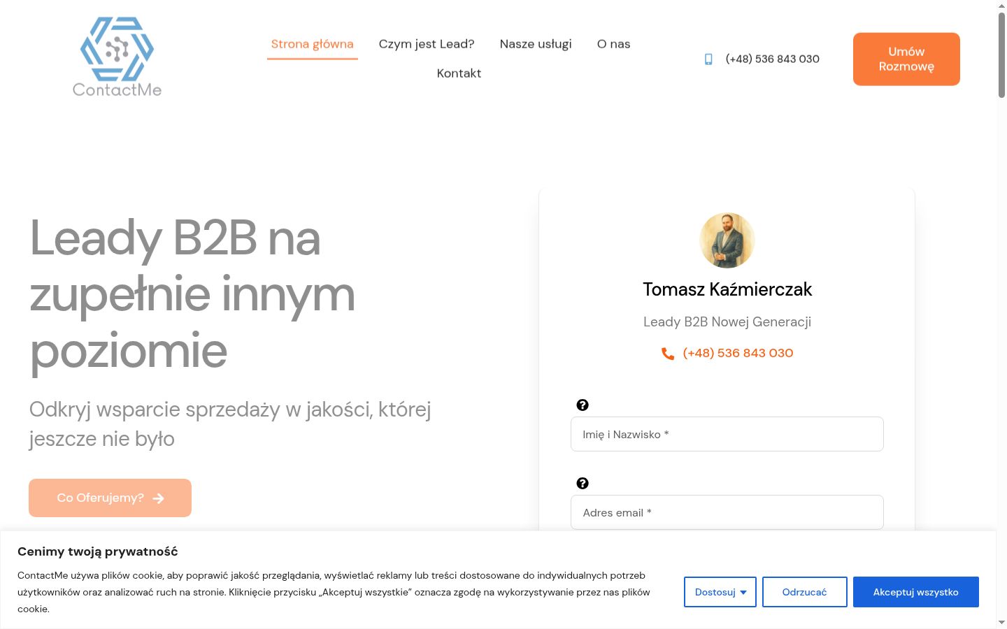 Snímek obrazovky baneru souhlasu zobrazeného před jakoukoli interakcí