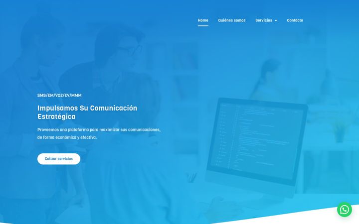 Screenshot of contactomasivo.com