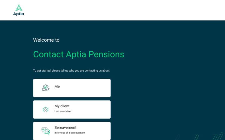 Screenshot of contactpensionsadmin.com