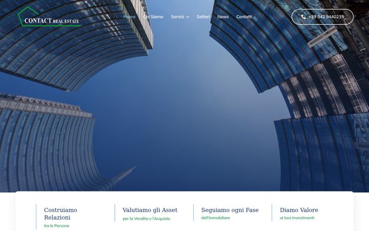 Screenshot stránky contactre.eu