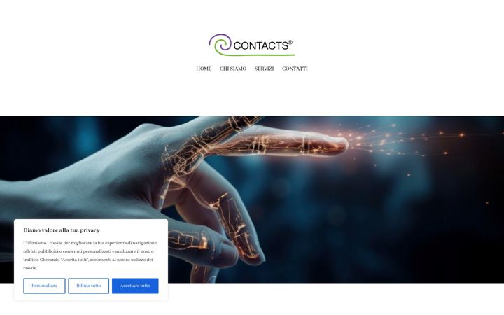 Snímek obrazovky contactservices.it