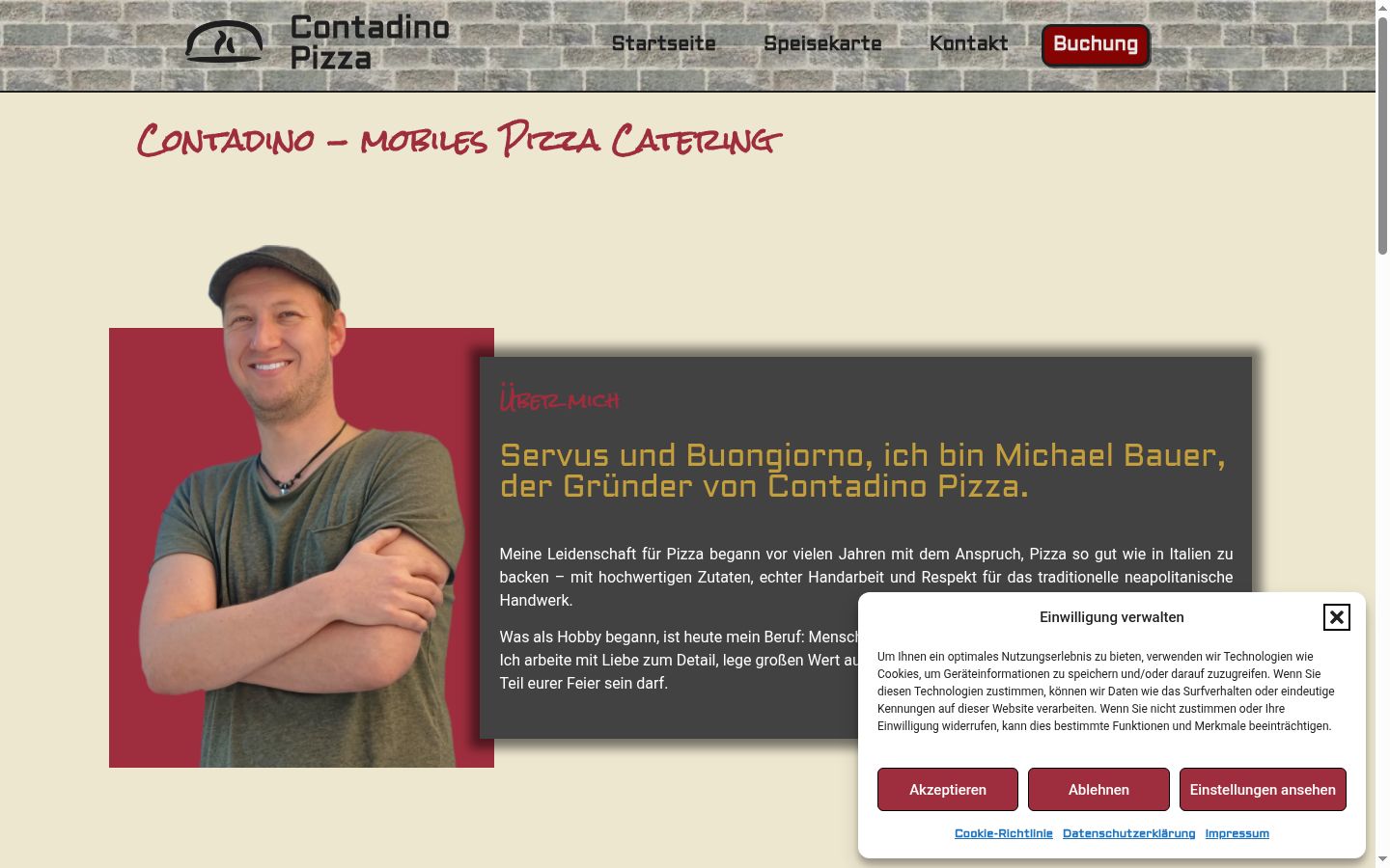 Screenshot tal-banner tal-kunsens muri qabel kwalunkwe interazzjoni